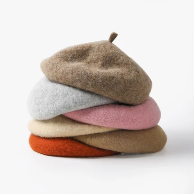 Heißer Verkauf Designer benutzerdefinierte Baskenmütze Hüte für Frauen